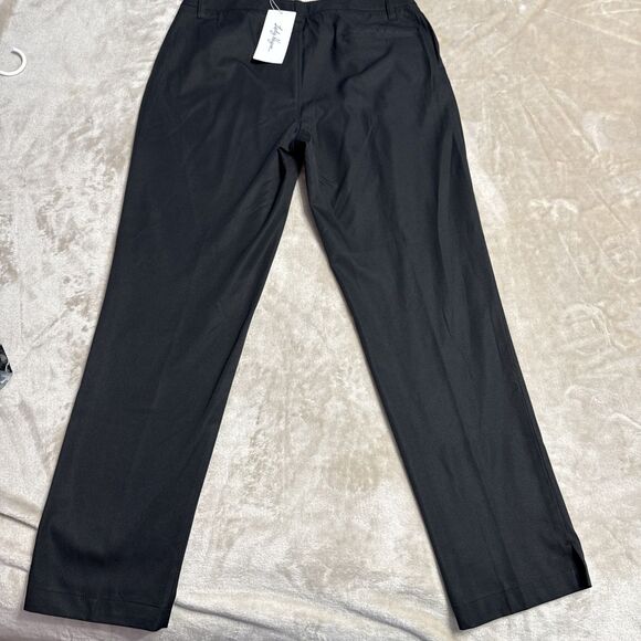 Lady Walter Hagen NEW Black Traditional Ankle Womens Size 10 Golfing Chino Pants - Picture 8 of 8